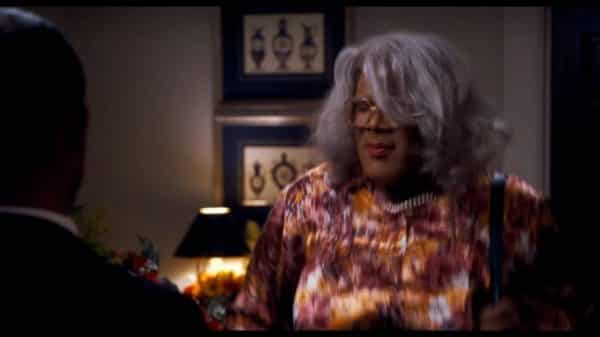 Madea (Tyler Perry) with her hair messed up.