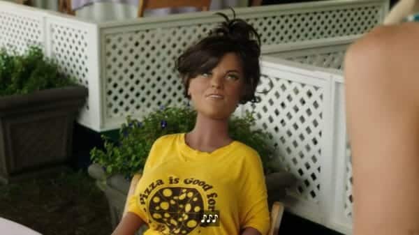 A mannequin which is supposed to look like Bridgette.