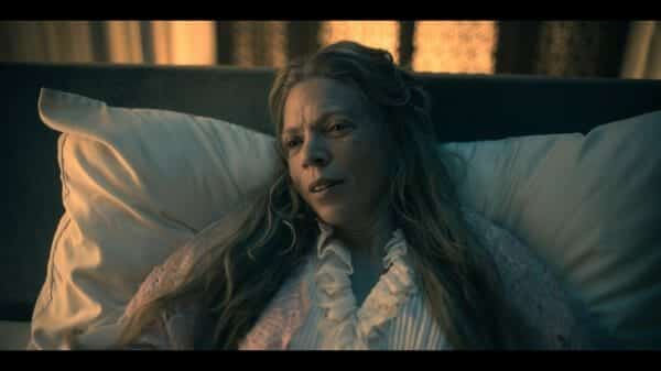 Abigail (Liisa Repo-Martell) as she lays dying.