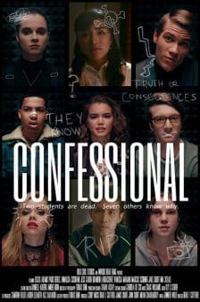 Confessional Poster featuring the cast of the movie.