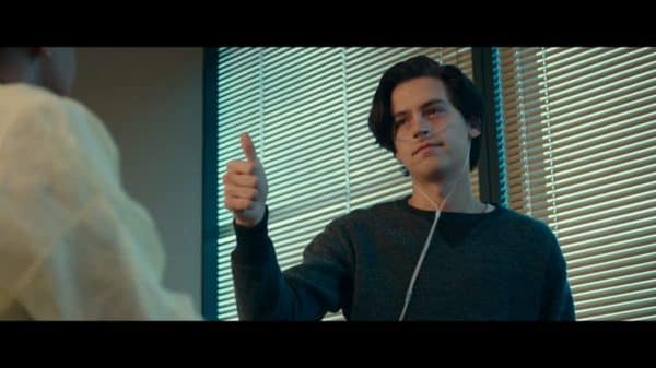 Will (Cole Sprouse) giving the thumbs up.