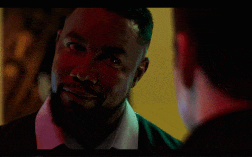 John Payne (Michael Jai White) letting someone know they about to get their ass whipped.