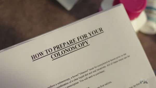 Sam's colonoscopy packet.