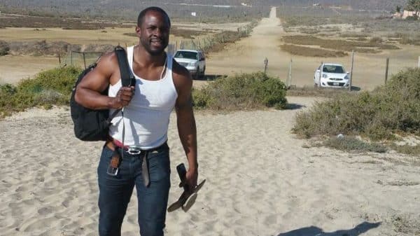 Gbenga Akinnagbe in Mexico.