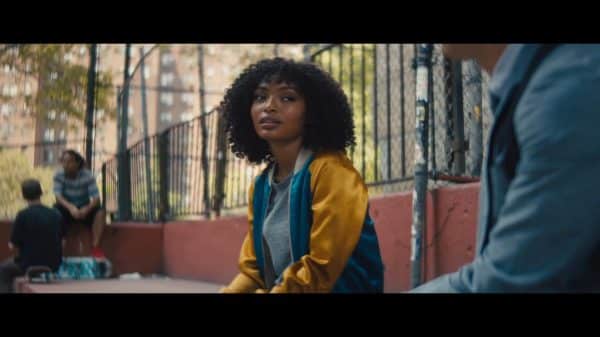 Natasha (Yara Shahidi) in the movie The Sun Is Also A Star