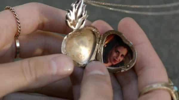 Don Fully's locket featuring a picture of Vida.