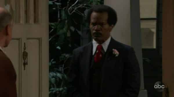 George Jefferson (Jamie Foxx) during his first appearance on the special.