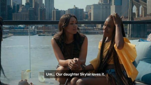 Nola saying that Skylar is her and Opal's daughter.