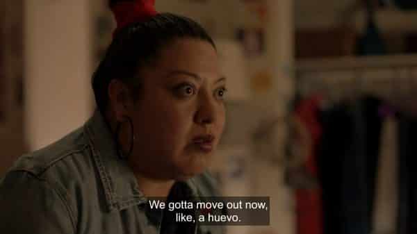 Yoli noting she and her family are gonna be homeless.