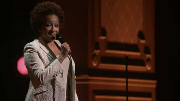 Wanda Sykes pausing after a joke.