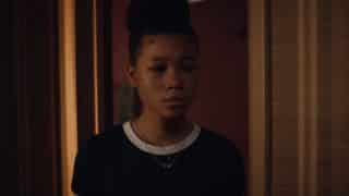 Gia (Storm Reid) worried about her sister Rue.