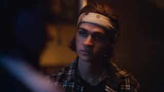 Luke (Will Peltz) chatting with Kat before they have sex.