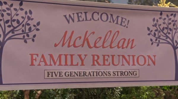 McKellan Family Reunion Banner