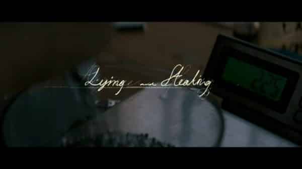 Title Card - Lying and Stealing (2019)