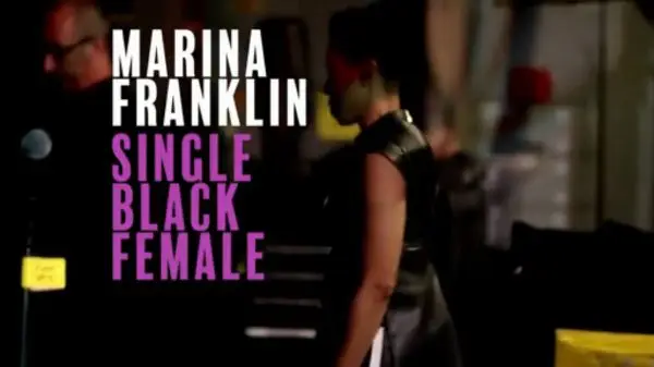 Title Card - Marina Franklin Single Black Female