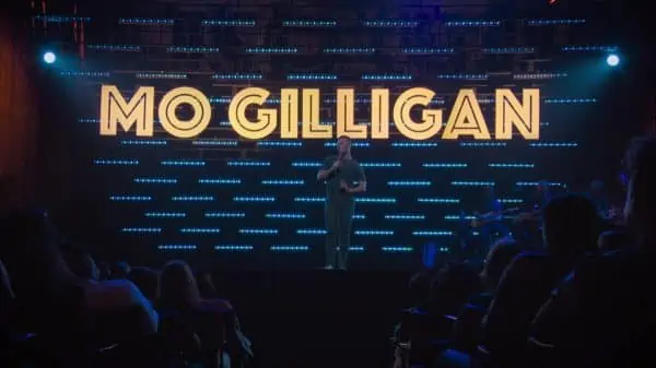 Mo Gilligan doing his stand up.
