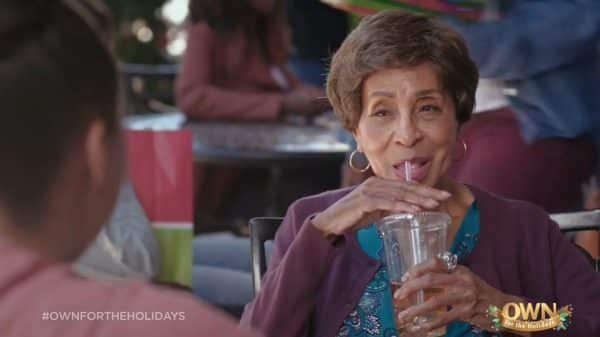 Alice (Marla Gibbs) quenching her thirst.