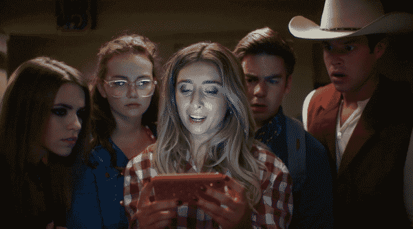 Elektra (Anymarie Gartner), Holly (Andi Matichack), Stephanie (Lauren Elizabeth), Teddy (Cody Ko), and Chuck (Kyle Jones) in The Boonies.