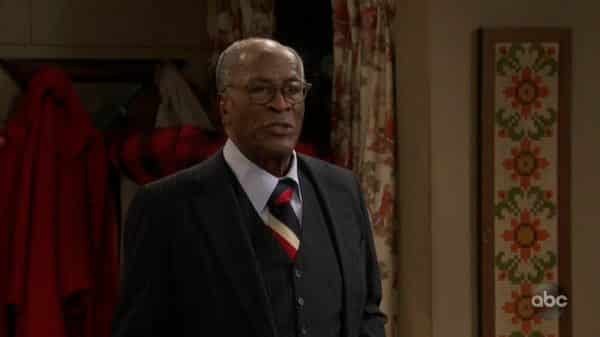 Fred Davis (John Amos) dealing with losing the support of some of his voters.
