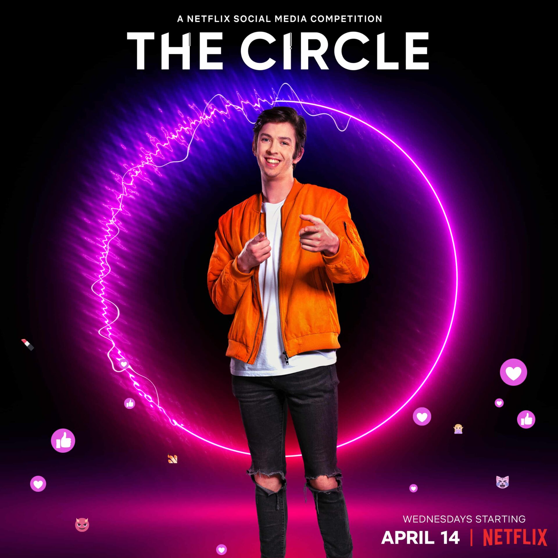 Jack in promotional material for The Circle Season 2