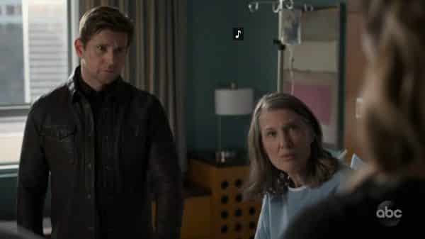 Ariel (Allen Leech) and Caroline (Annette O'Toole)