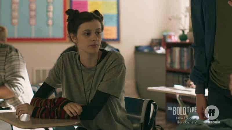 Drea (Lillian Carrier) in class.