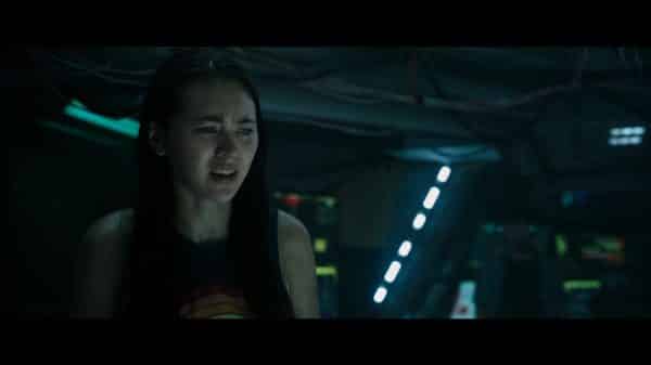 Emily (Jessica Henwick) processing what happened.