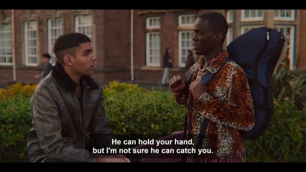 Rahim warning Eric about Adam.