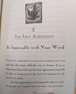 Be Impeccable With Your Word.