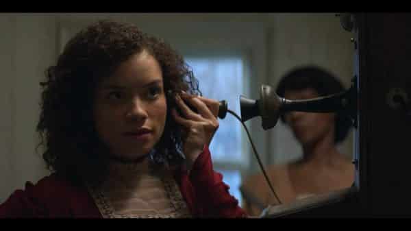 The Cast and Characters of Self Made: Inspired by the Life of Madam C.J. Walker 11 Dora (Sydney Morton) calling CJ on the phone.