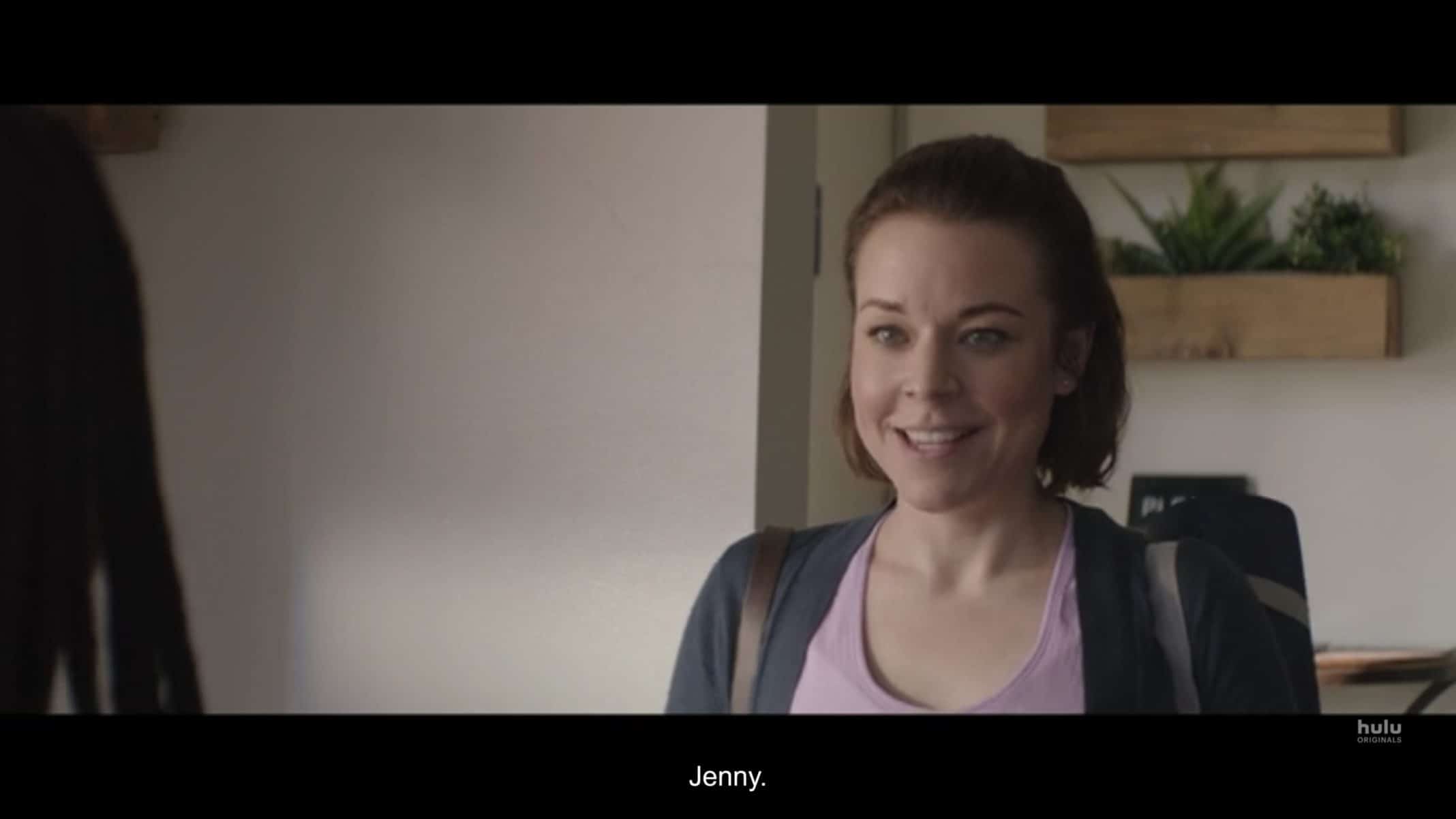 Jenny (Tina Majorino) introducing herself.
