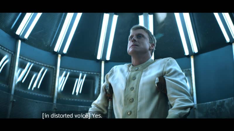 Mr. Morden (Alan Tudyk) before the nazi experiment.