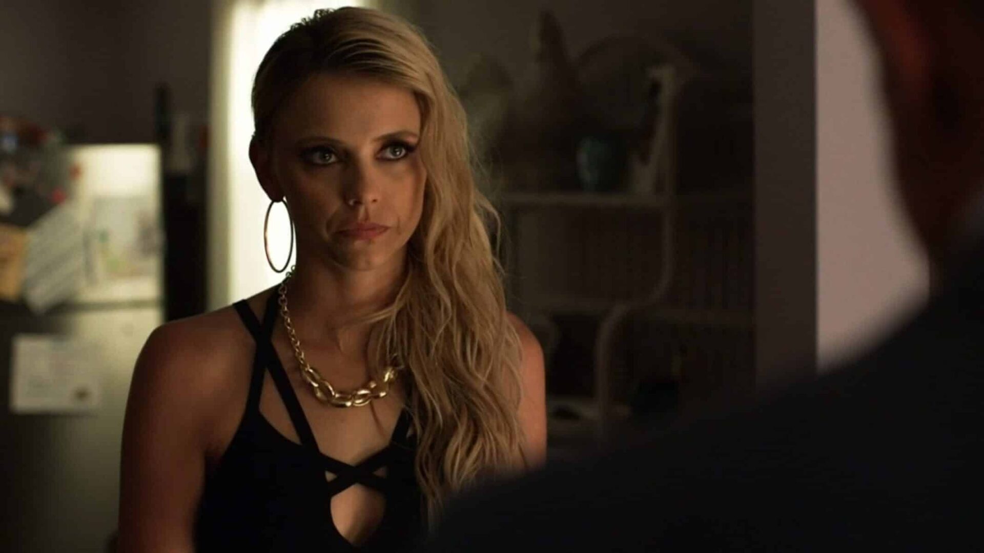 Renee all dressed up for date night.