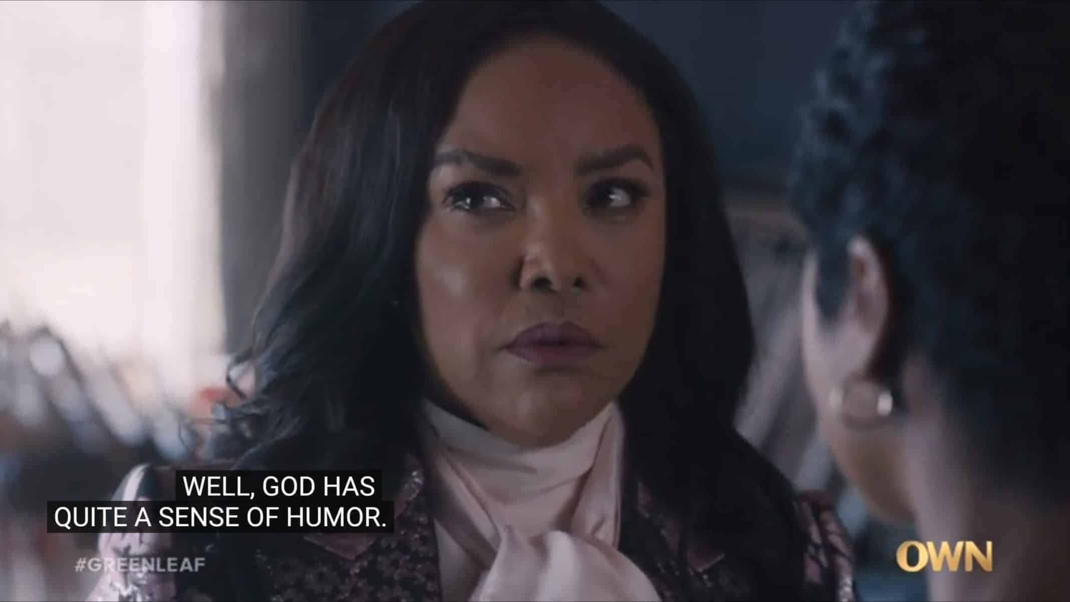 Mae (Lynn Whitfield) dealing with knowing what she has to do.