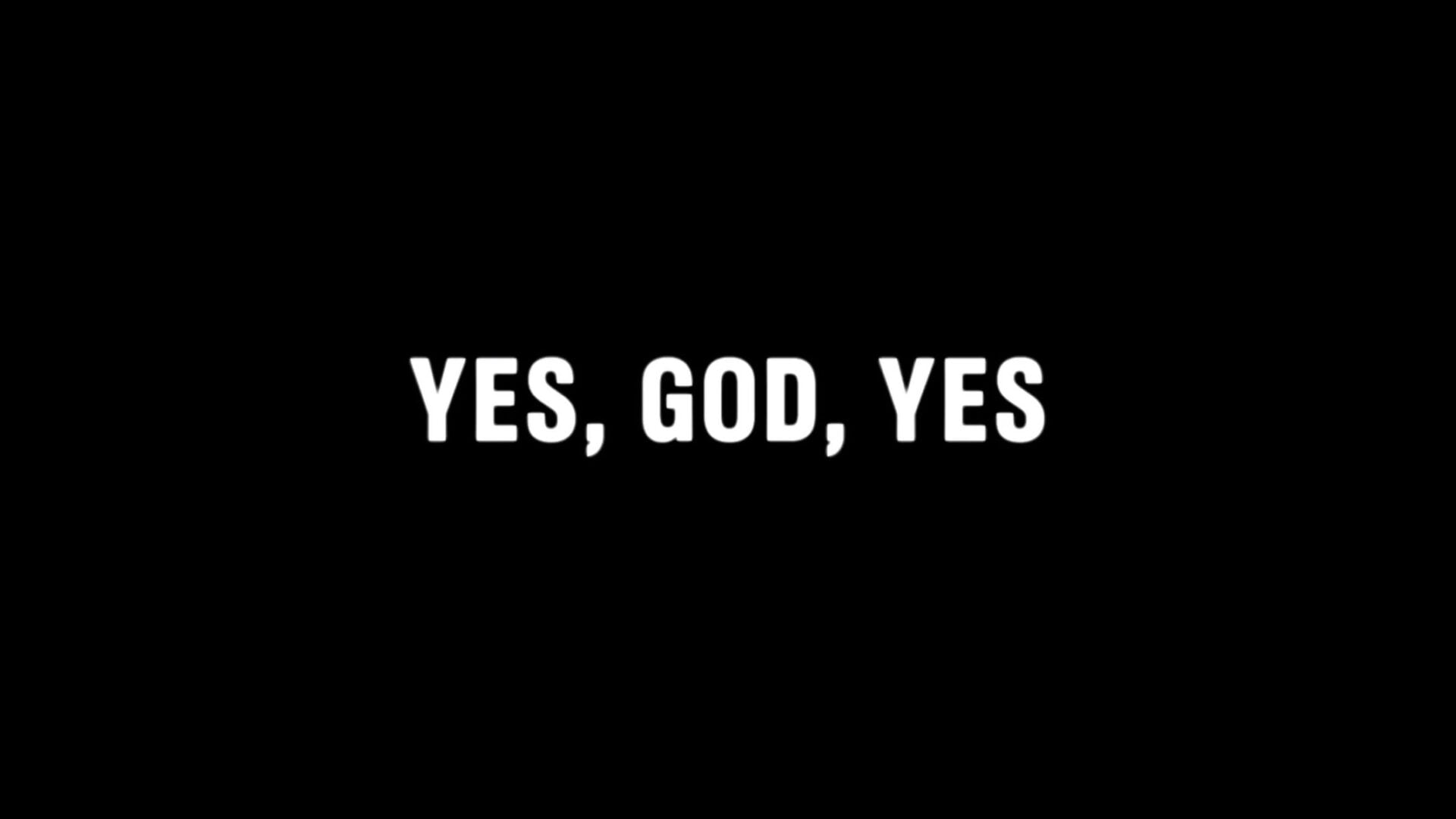 Title Card - Yes, God, Yes