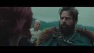 Haldor (Zach Galifianakis) in a viking outfit.
