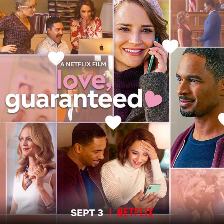 Love, Guaranteed poster featuring its cast.
