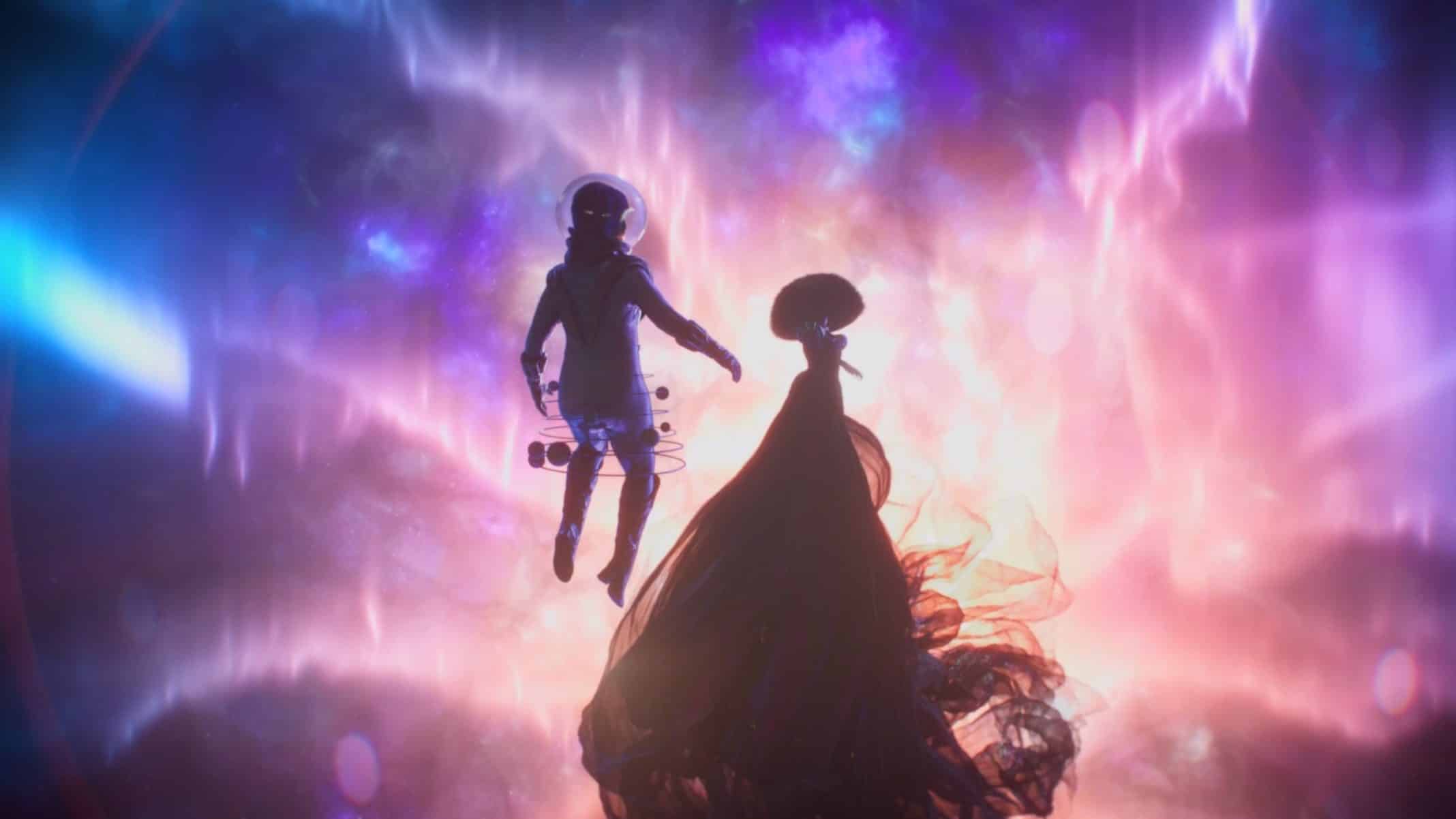 Some of the celestial imagery in the episode.