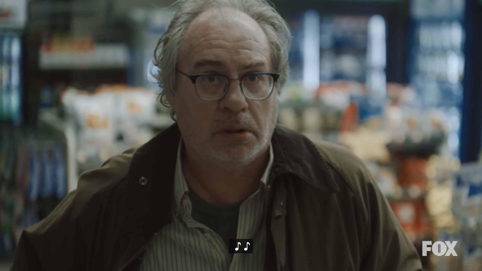 Dr. Weiss (John Billingsley) on the run, realizing he has been seen.