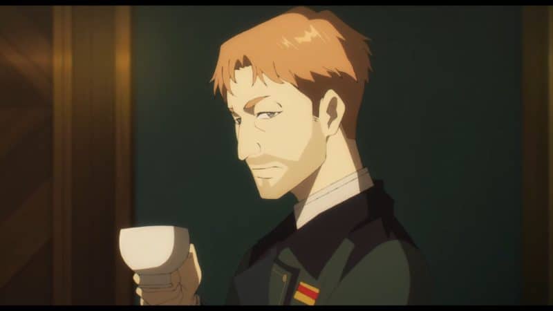 Hermann (Tsuda Kenjirou) with a cup of tea