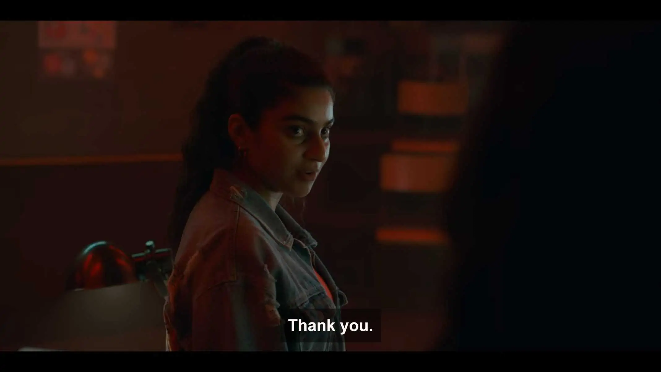 Meera (Ashley Ganger) thanking Leila for auditioning
