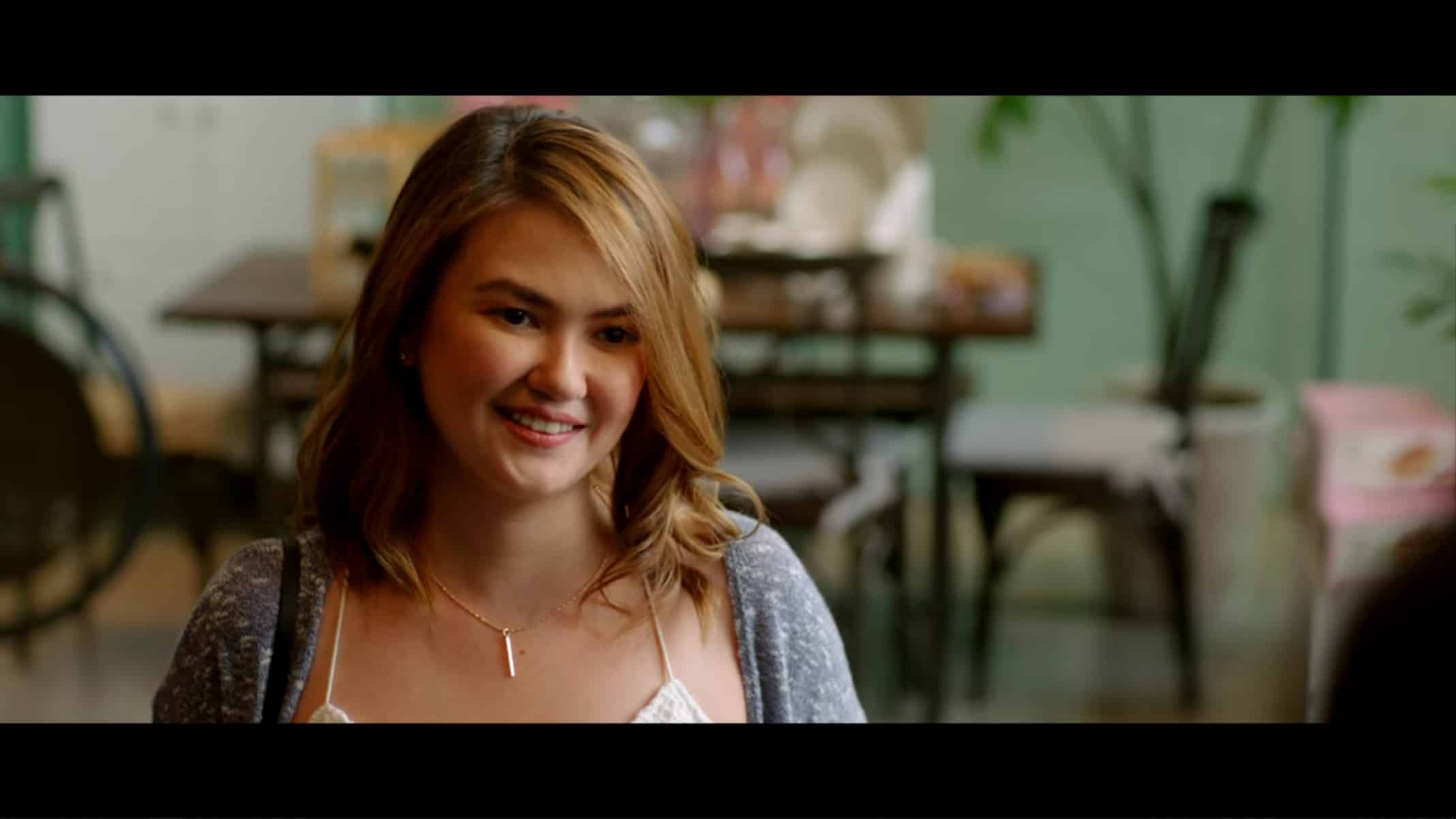 Pia (Angelica Panganiban) smiling