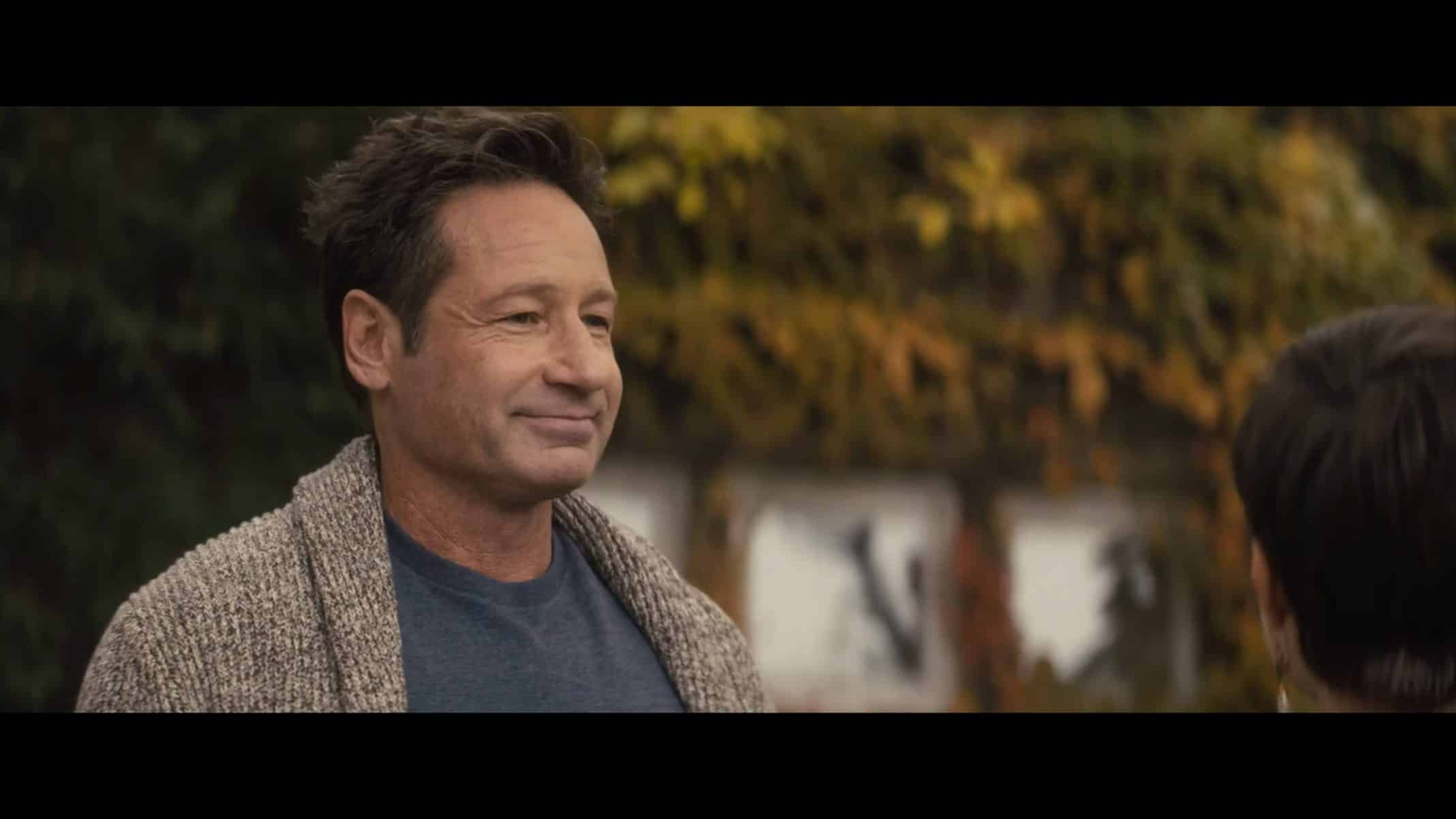 Adam (David Duchovny) as Lily moves into home