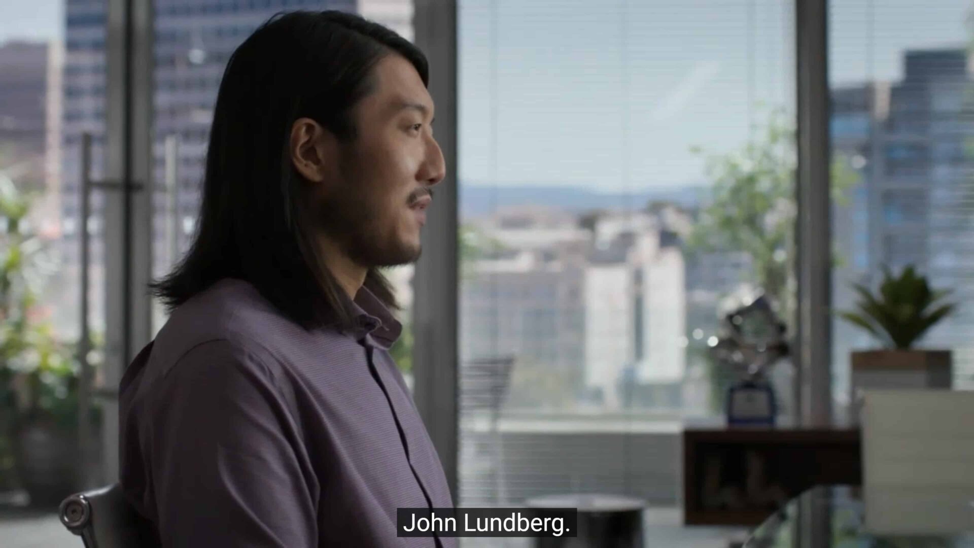 John (Michael Liu) introducing himself