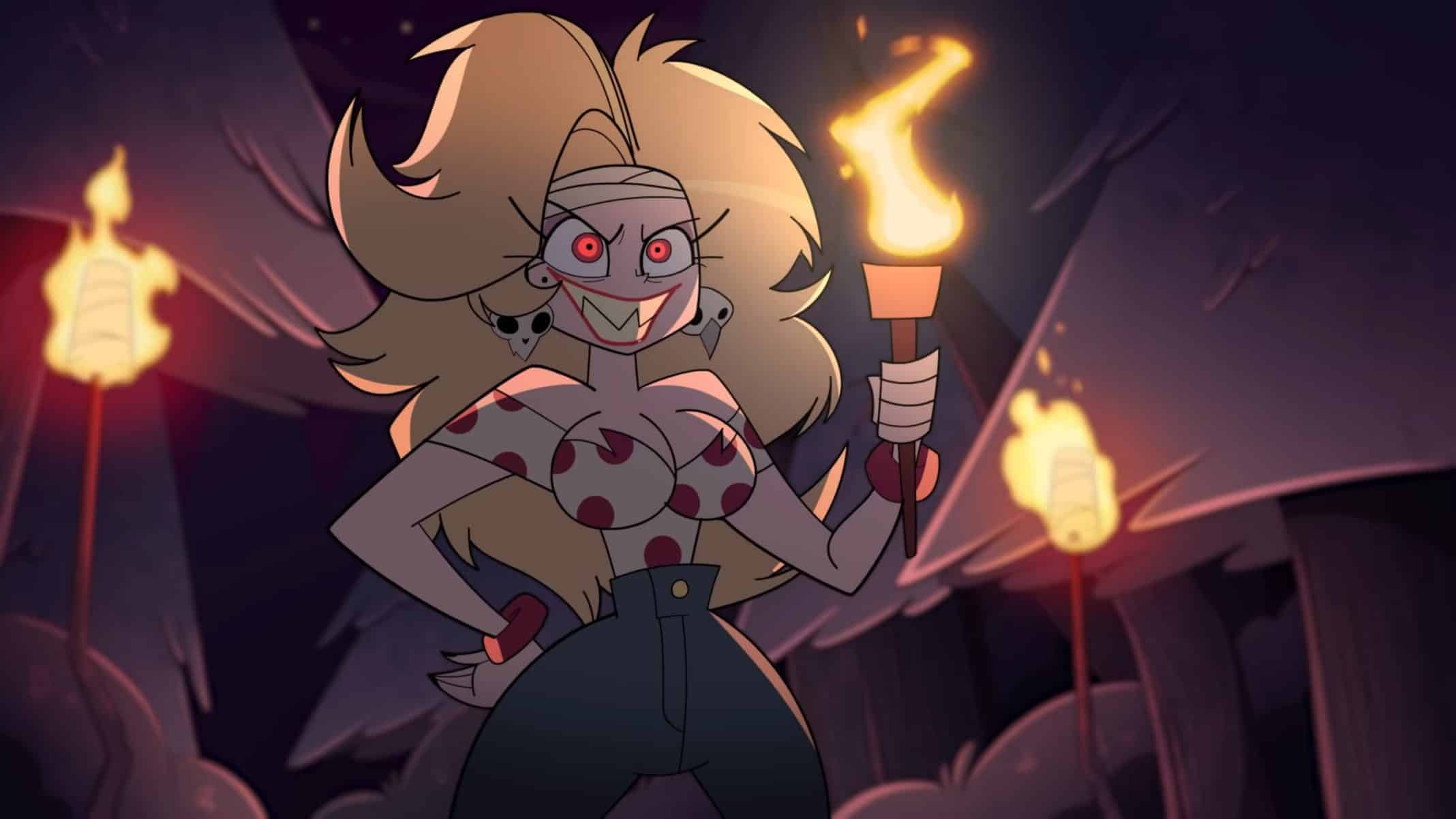 Martha (Jinkx Monsoon) with a torch in hand