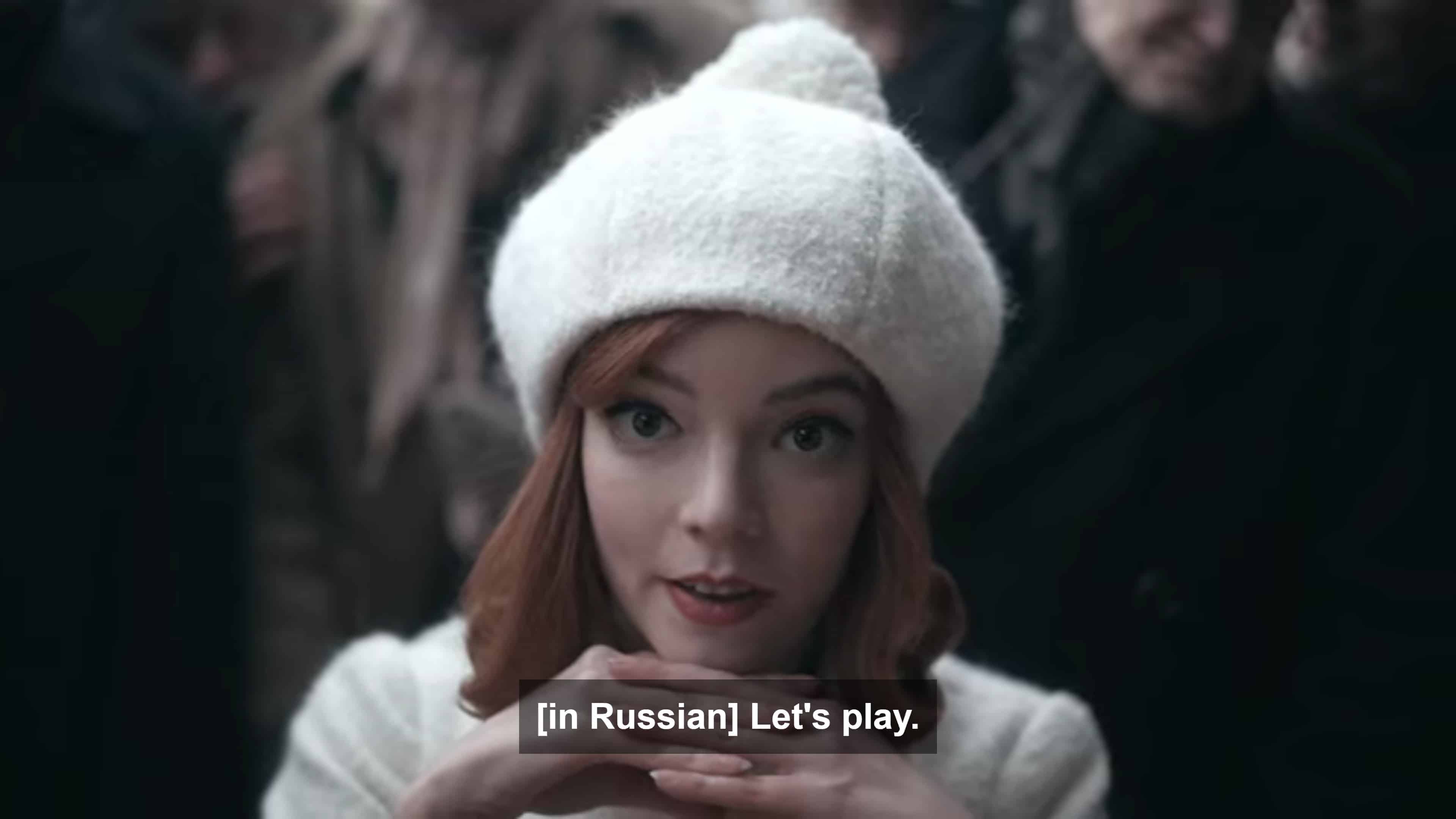 Beth, in Russian, saying 