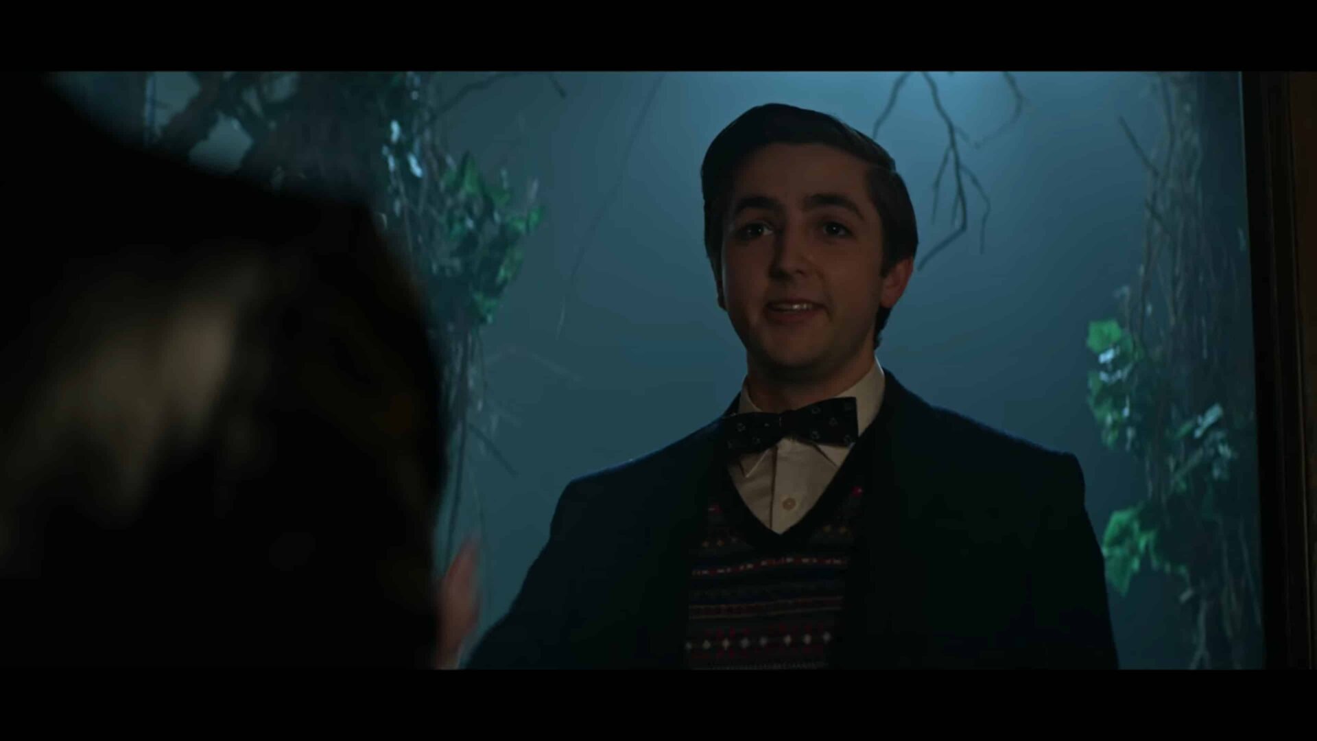 Melvin (Tyler Cotton) picking up Sabrina for a date