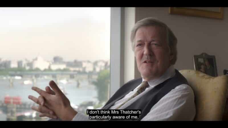 Arthur (Stephen Fry) talking about Margaret Thatcher