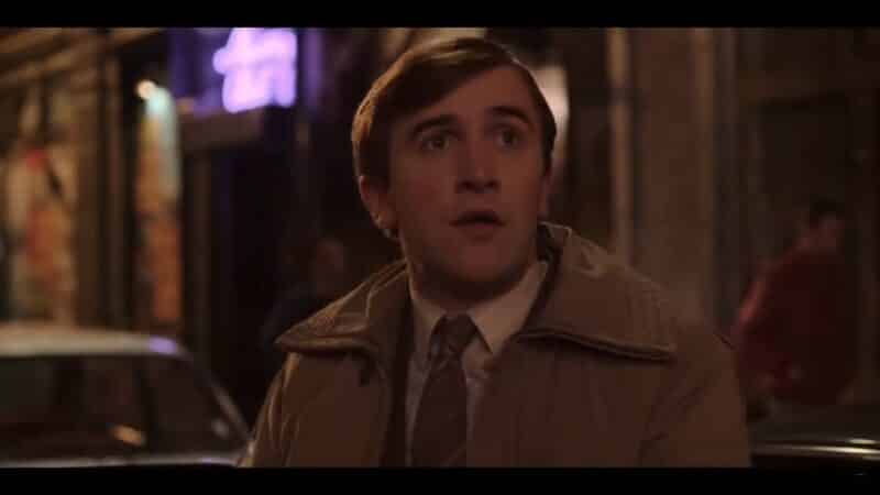 Colin (Callum Scott Howells) out on a city street