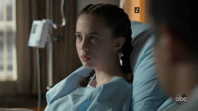 Darya (Eden Summer Gilmore) in her hospital bed